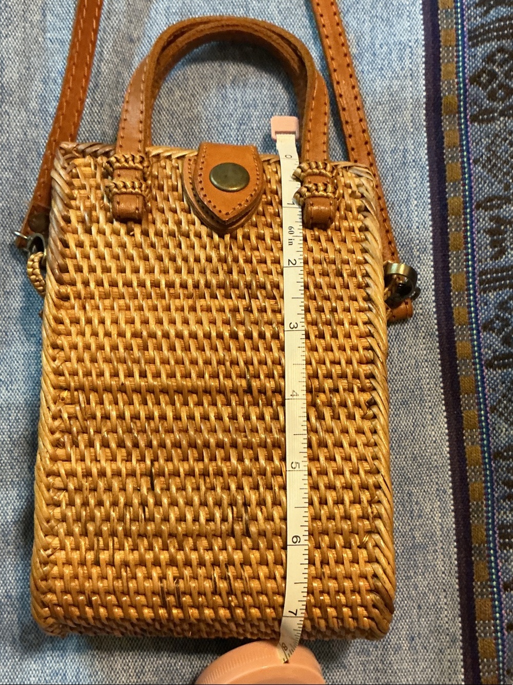 Unique handmade little crossbody bag from Israel - Picture 7 of 9